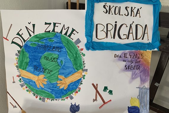 Školská brigáda a Deň Zeme.